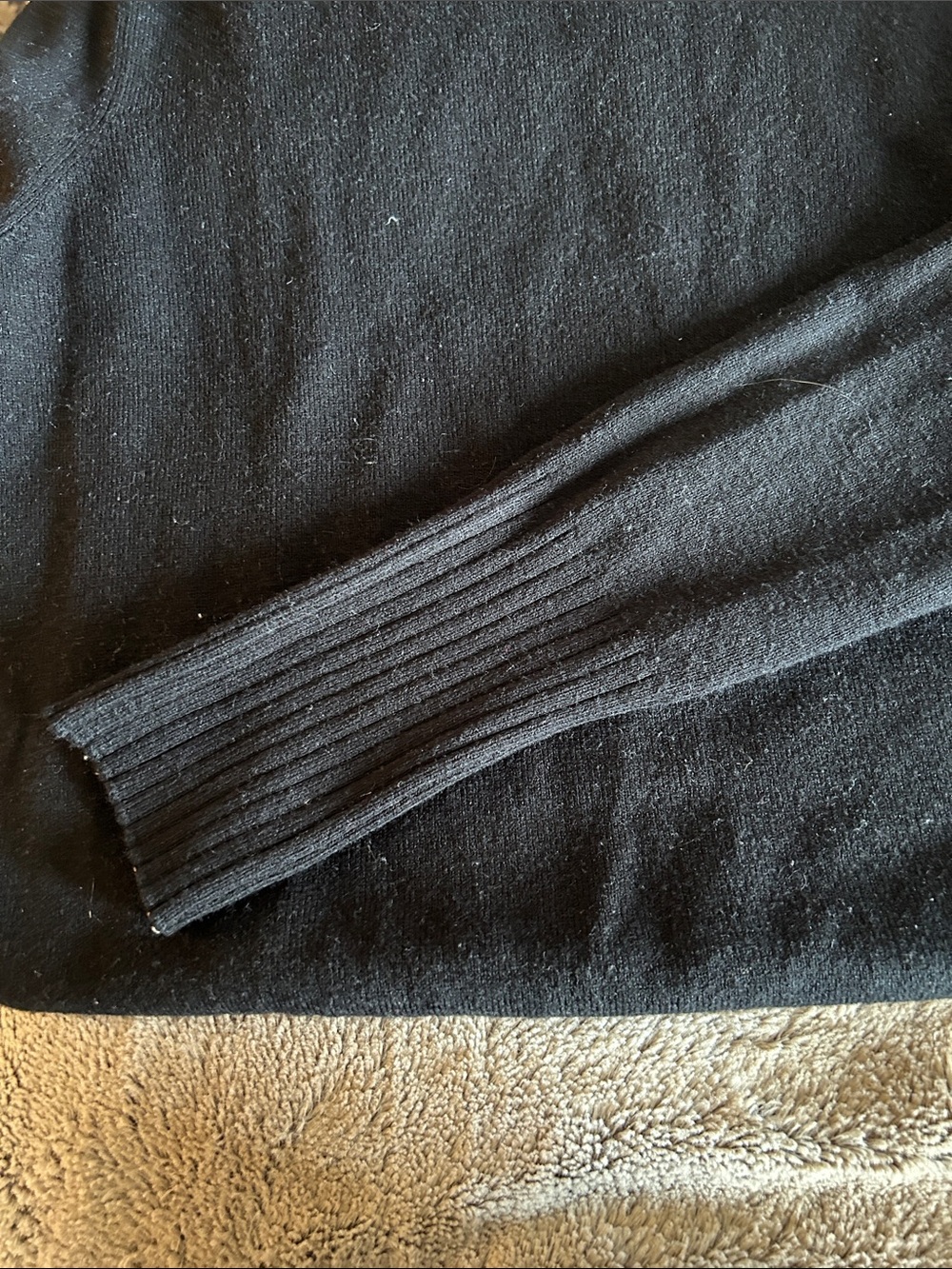 French Connection Black Mock Neck Sweater - Picture 3 of 4